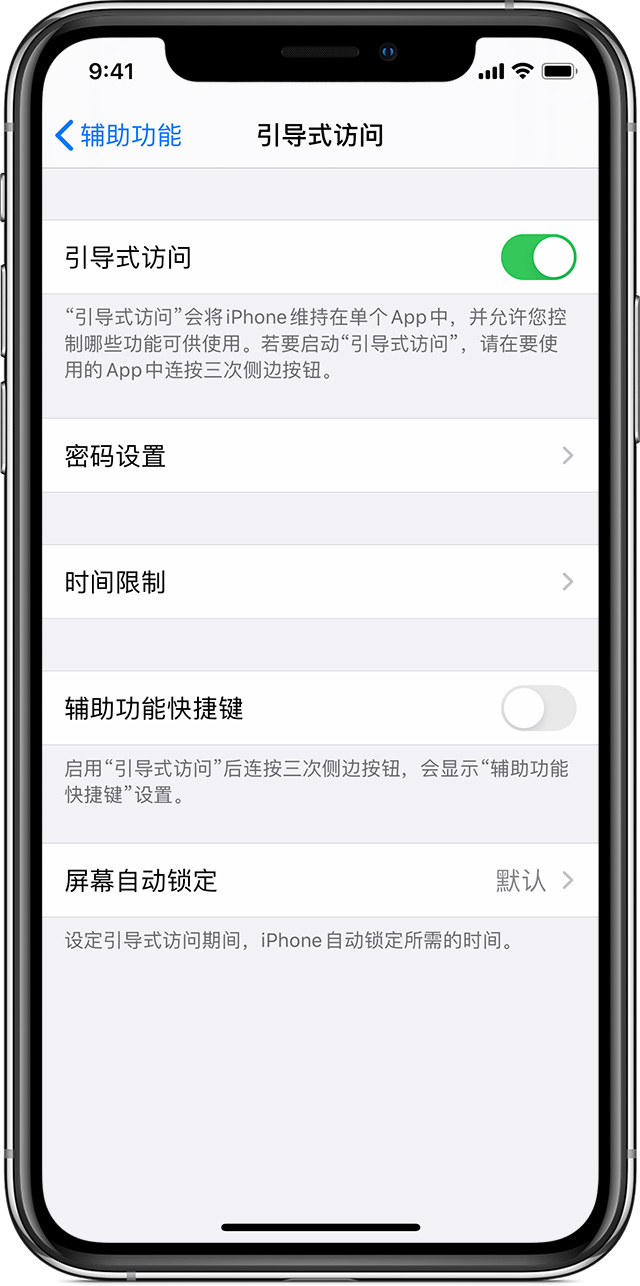 路北苹果手机维修分享如何在 iPhone 上退出引导式访问 