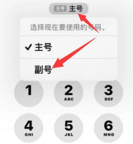 路北苹果14维修店分享iPhone 14 Pro Max使用副卡打电话的方法 